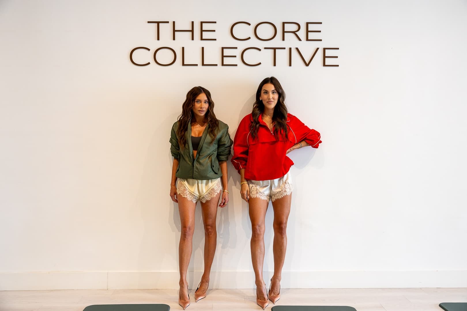 Amanda Malone and Brooke Rosenfeld beneath the The Core Collective wordmark